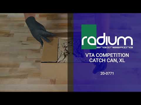 Unboxing: Radium Engineering VTA Competition Catch Can, XL (20-0771)