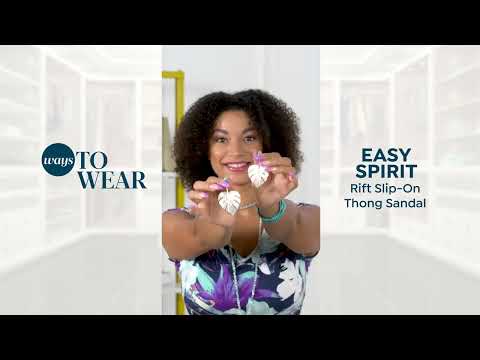 easy spirit Rift SlipOn Thong Sandal