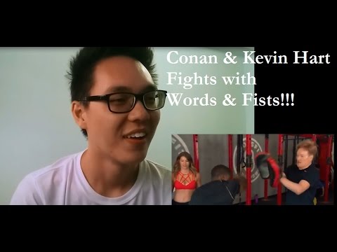 Conan Hits The Gym With Kevin Hart (Freaky React)