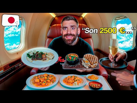 I PAID €2,500 FOR THIS MEAL IN FIRST CLASS… AND I ALMOST GOT KICKED OFF THE PLANE