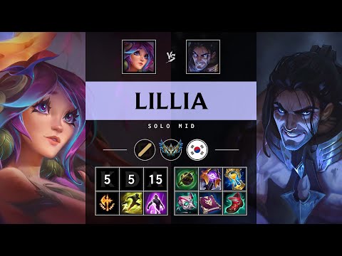 Lillia Mid vs Sylas - KR Challenger Patch 25.12