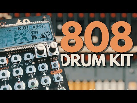 PO-33 drum kit | TR-808 | Teenage Engineering pocket operator PO 33 drum kit