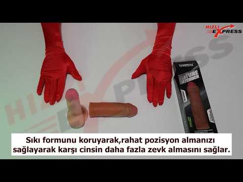 Lovetoy Nature Extender 2.5 cm Dolgulu Sünnetsiz Zenci Penis Kılıfı New LV4212B