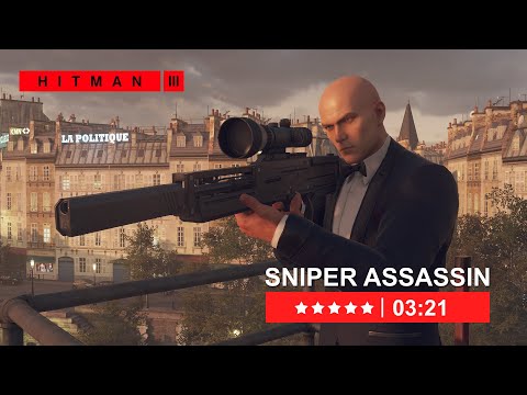 Hitman 3 - Paris - Sniper Assassin, Silent Assassin, Suit Only - 3:21