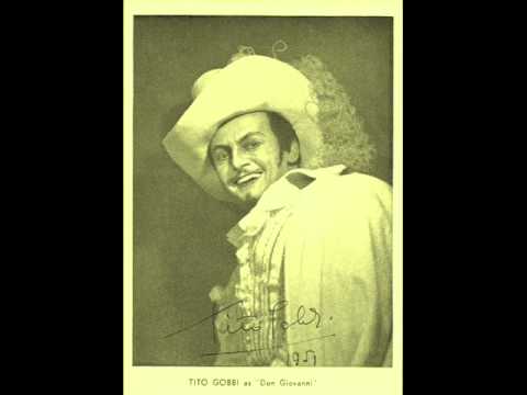 Tito Gobbi - Metà di voi quà vadano - Don Giovanni 1950
