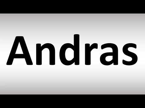 How to Pronounce Andras