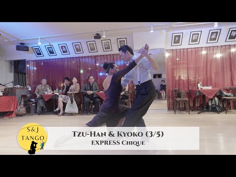 EXPRESS Chiqué with Tzu-Han & Kyoko - 3/5 | Arrabal by Osvaldo Pugliese #tango #アルゼンチンタンゴ