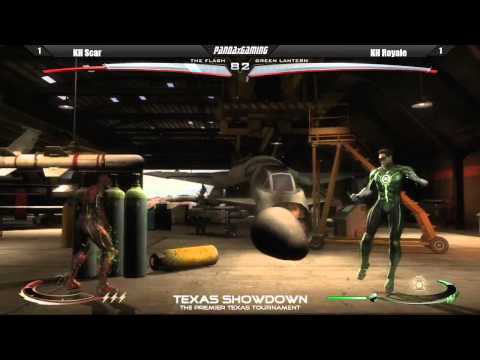 KH Scar vs KH Royale - Injustice: Gods Among Us (Texas Showdown)