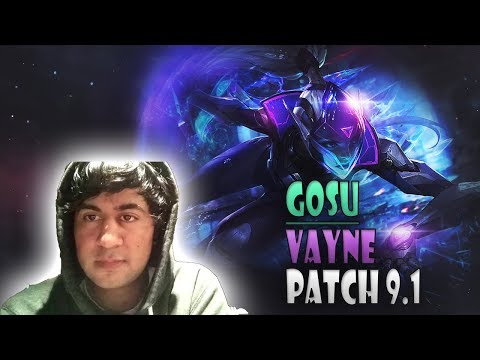 Gosu HOW TO Vayne ADC vs Draven Patch 9.1 NA Ranked - 1.10.19