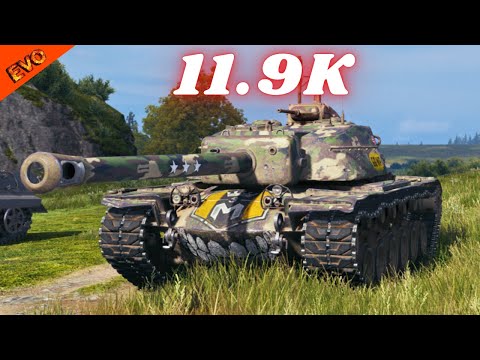 T110E4 11.9K 9 Kills + 10.5K & T110E3 11.6K Dmg Epic WOT Gameplay