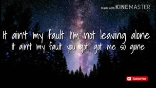 Zara Larsson - Ain&#39;t My Fault (R3hab Remix) lyrics / lyric video