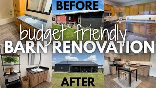 COMPLETE START TO FINISH BARNHOUSE RENOVATION MAKEOVER! | 3 HOUR INTERIOR + EXTERIOR BARNHOUSE RENO!