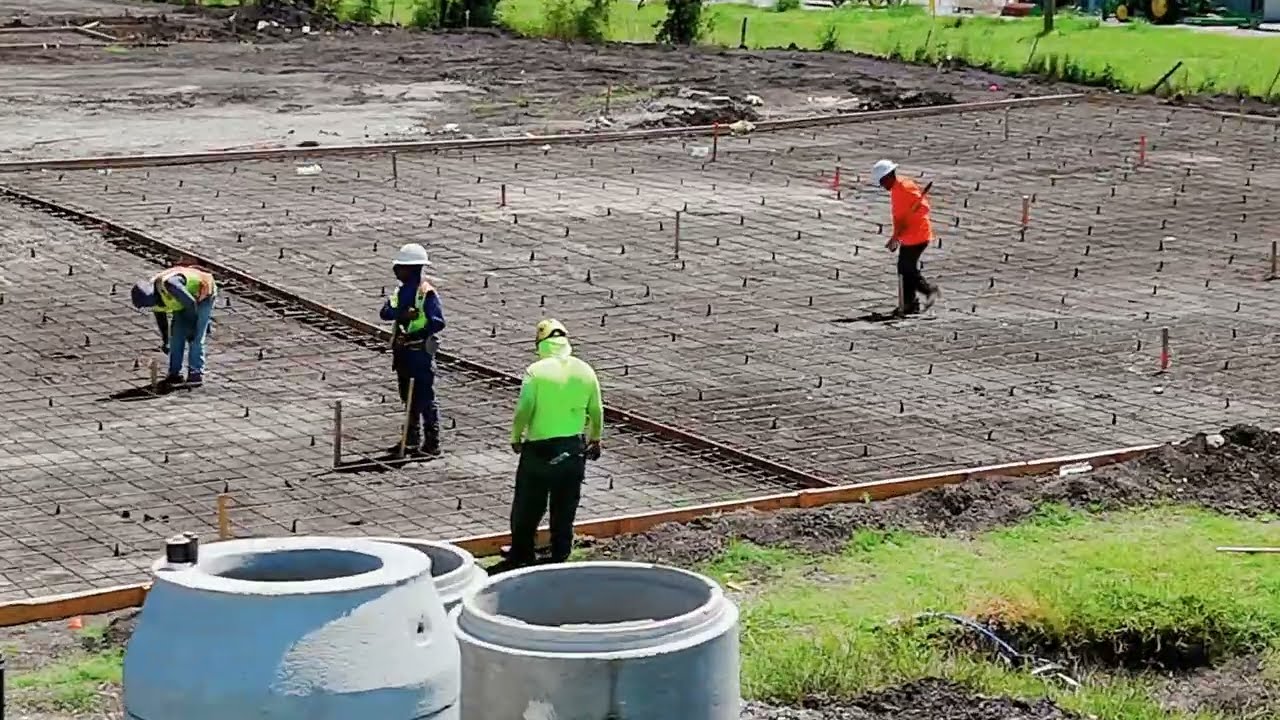 Hard at work on Chisholm Square!