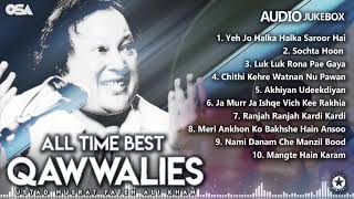 All Time Best Qawwalies  Audio Jukebox  Nusrat Fat