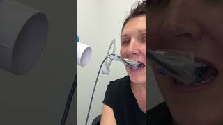 How to open the contact between the canine and premolar in the canine shot