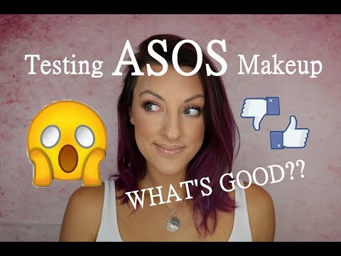 NEW ASOS makeup brand! Testing, demo, and first impressions!
