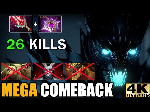 Crazy Right Click Monster Terrorblade VS Mega Creeps - Epic 43K Netwoth Comback 7.29 Dota 2
