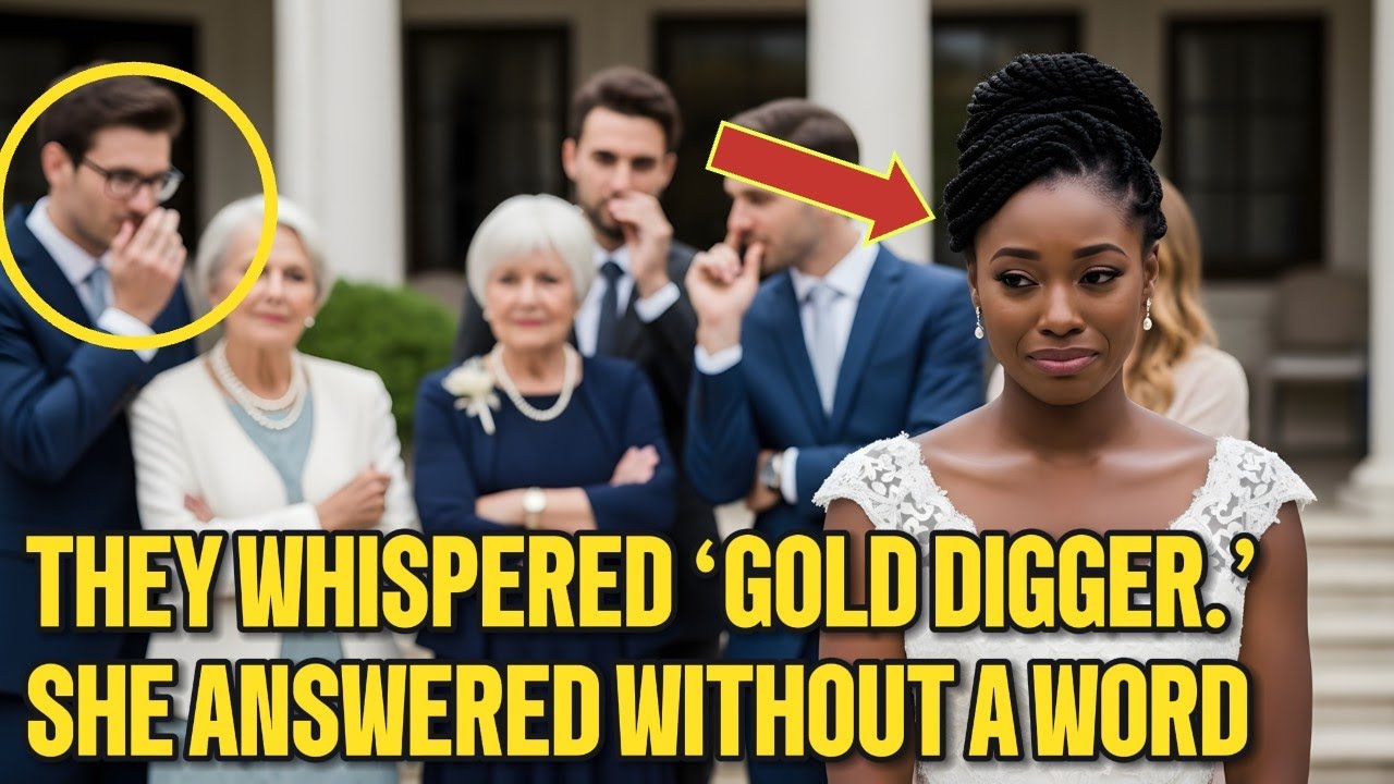 They Said His BLACK Wife Was a GOLD DIGGER—Until Her SECRET Bank Transfer Shook the Entire Room