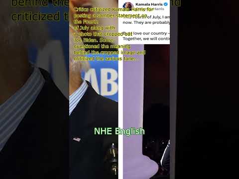 Critics slam Kamala Harris for gloomy July 4 post — with photo that crops out Biden
