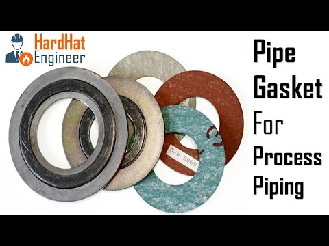 Pipe Gaskets for Process Piping (Spiral, RTJ, Metal Jacketed, Oring)