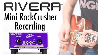 Rivera Mini RockRec Loadbox Demo (w/ Marshall JCM800, Fender Bassman and Super Reverb)
