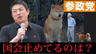 【参政党】国会止めてるのは？