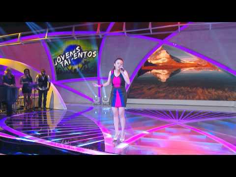 Programa Raul Gil - Karen Mattos (Guia-me) - Jovens Talentos - #JT2013