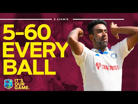 🌪️ Ravichandran Ashwin Takes 5-60 In First Test | 📺 Watch EVERY Ball | West Indies v India 2023