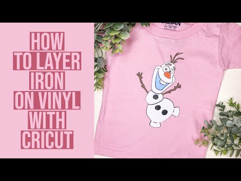HOW TO LAYER IRON ON USING CRICUT | BEGINNER FRIENDLY