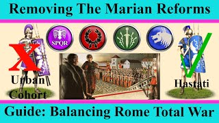 Removing The Marian Reforms - Balancing Rome Total War - Game Guides