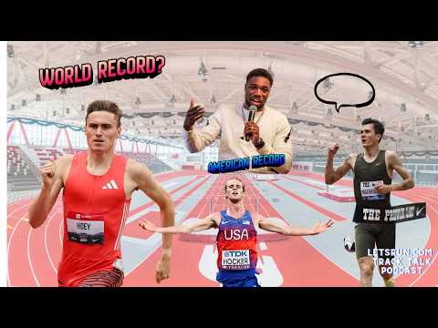 Josh Hoey WR Chase + Noah Lyles + Jakob Ingebrigtsen  + Cole Hocker record | New Balance Indoor GP