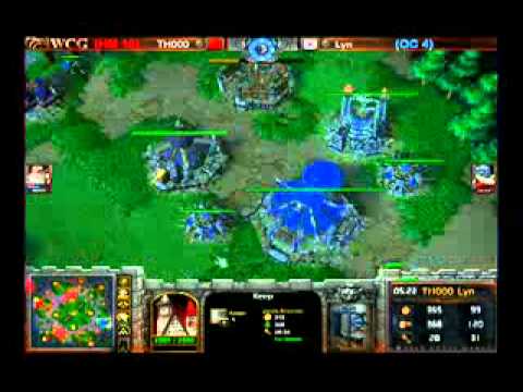 [WCG2010 GF]Warcraft3: Quarter Final/Set 1 - th000(CN) vs Lyn(KR)/English