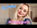 4K Micro Bikini Lingerie Try On Haul Transparent See Through Dress Showcase
