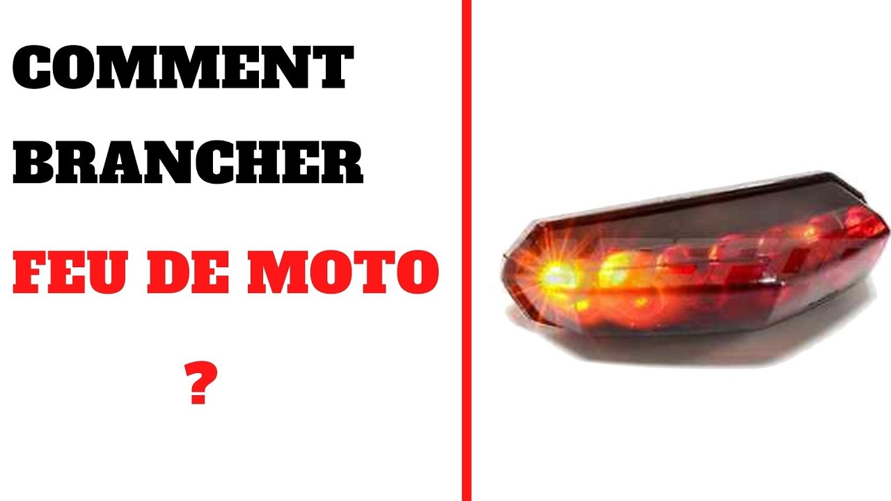 🔧COMMENT BRANCHER ET REPERER CABLE FEU MOTO CLIGNOTANT INCORPOREE 🔵