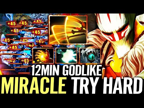 🔥 MIRACLE Juggernaut 12min GODLIKE Carry — MIDAS + Mjollnir Hard Practice for TI11 Chance Dota 2 Pro