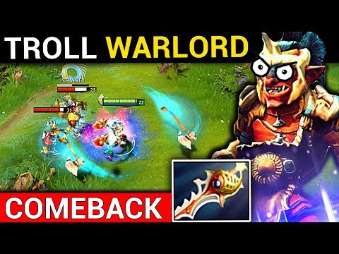 EPIC TROLL WARLORD MEGA CREEPS COMEBACK - PATCH 7.10 DOTA 2 NEW META GAMEPLAY #50 (BEST COMEBACK)