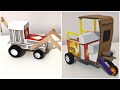 How To Make A Tractor And TukTuk Cargo Autorickshaw DIY Home Made Car