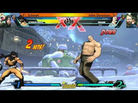 John Dennison vs Schowt - UMvC3 Singles - Magic Stronghold Fighters' Open 2