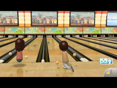 Wii Sports Club - Bowling (4-player online) HD Gameplay