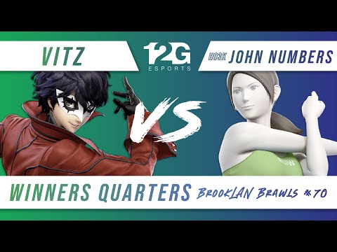 BrookLAN Brawls 70 - Vitz (Joker) vs. Ho3k | John Numbers (Wii Fit Trainer) - Winners Quarters