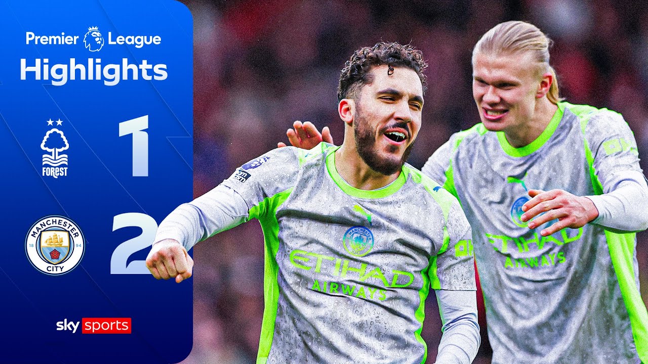 Cherki stars as City win EIGHT in-a-row | Nottingham Forest 1-2 Man City | Premier League Highlights