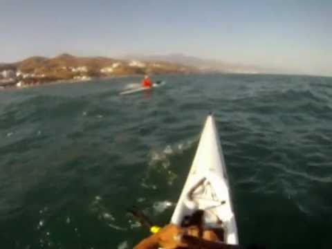 Surfski spain downwind Torrox - Nerja