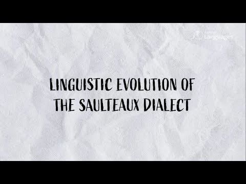Linguistic Evolution of the Saulteaux Dialect