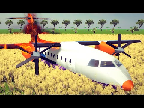 Besiege Realistic Crashes Compilation #1