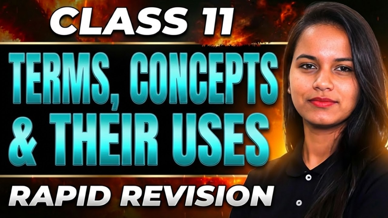 Class 11 Sociology Chapter 2 Terms, Concepts & Their Uses Rapid Revision in 20 Minutes by Savvy Mam