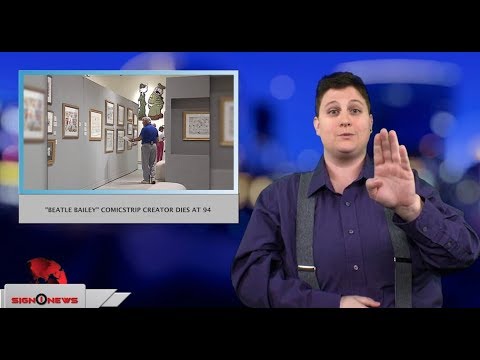 “Beatle Bailey” comicstrip creator dies at 94 (ASL - 1.28.18)