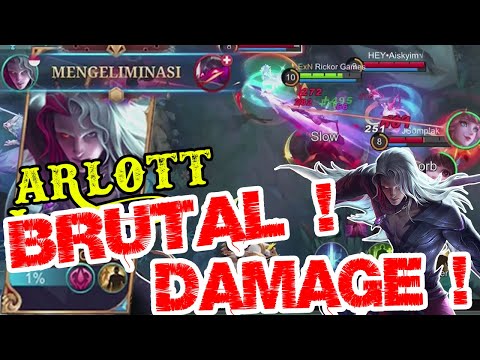 ARLOTT TERLALU BAR-BAR DAN SAKIT ! DAMAGE GAK NGOTAK ! ITEM DAN BUILD TERBARU ARLOTT TERSAKIT 2023