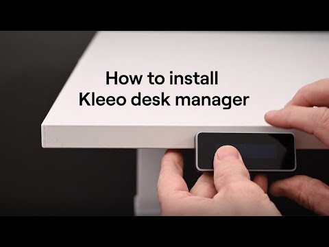 Kleeo desk manager - Installation guide