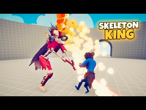 SKELETON KING 1 vs 1 UNITS | TABS Totally Accurate Battle Simulator
