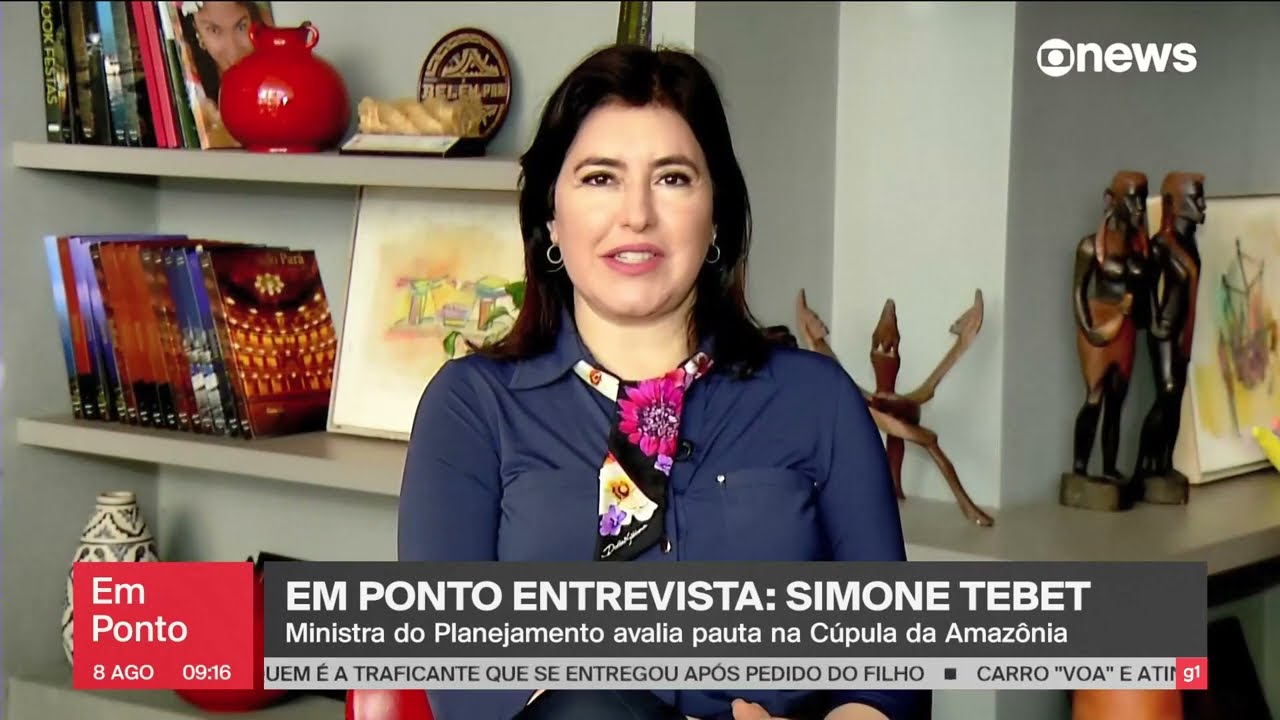 Ministra Simone Tebet avalia pauta da cúpula da Amazônia